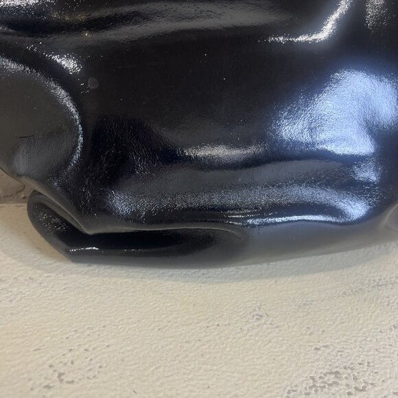 Michael Kors Jet Set Shiny Black Patent Leather Chain Tote - Picture 4 of 10